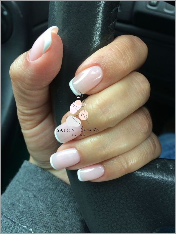 Cudowna Francuska Manicure Na Krótkich Paznokciach!