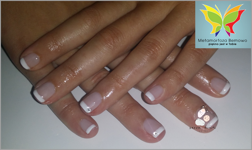 Cudowna Francuska Manicure Na Krótkich Paznokciach!