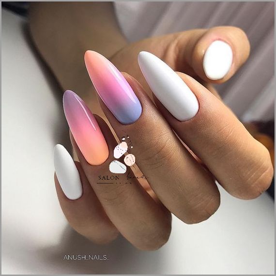 Kolorowe Ombre Na Paznokciach - Musisz To Zobaczyć!