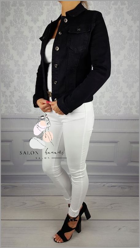 Kurtka Jeansowa Czarna Damska - Nowy Must-Have! Kurtka Jeansowa Czarna Damska - Nowy Must-Have!