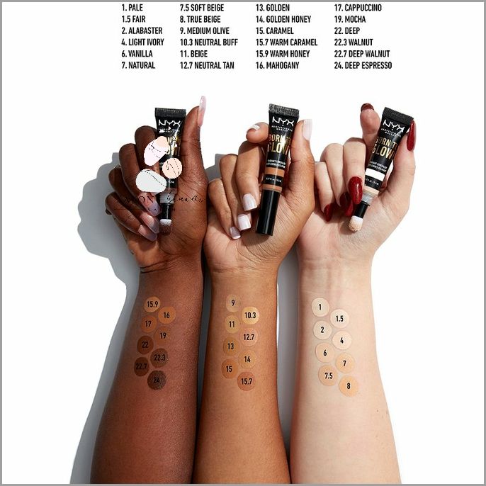 Nyx Born To Glow - zobacz efekt!