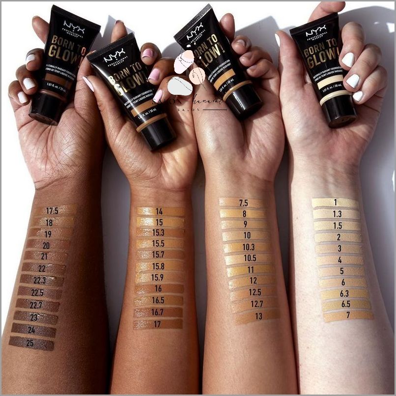 Nyx Born To Glow - zobacz efekt!