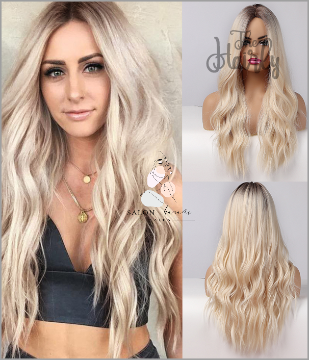 Odważny Jasny Blond Z Ciemnym Odrostem!