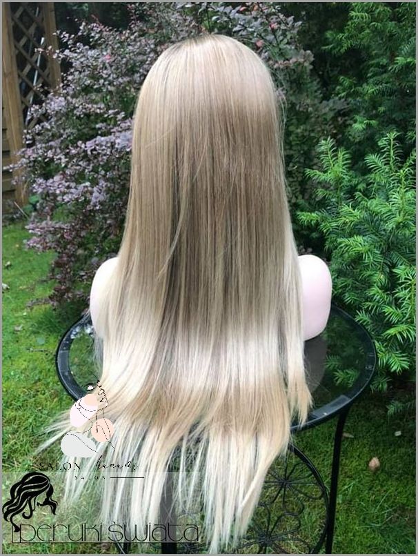 Odważny Jasny Blond Z Ciemnym Odrostem!