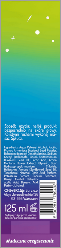 Odżywia Skórę Głowy - Peeling Do Skóry Głowy Onlybio.