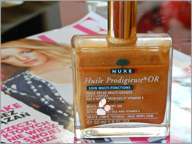 Olejek Z Drobinkami Złota - Cudowny Efekt!