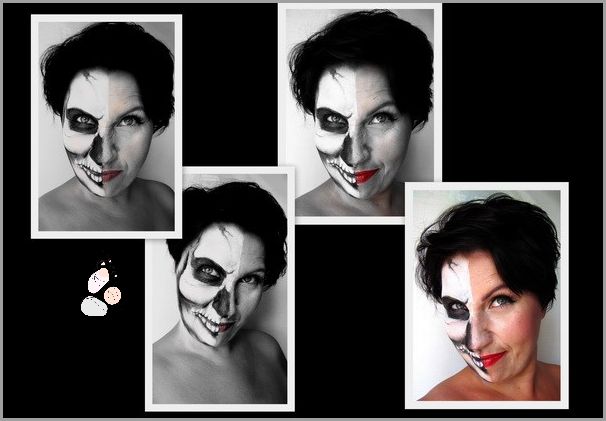 Pomalowana Twarz Na Halloween: Przerażające Efekty! Pomalowana Twarz Na Halloween: Przerażające Efekty!