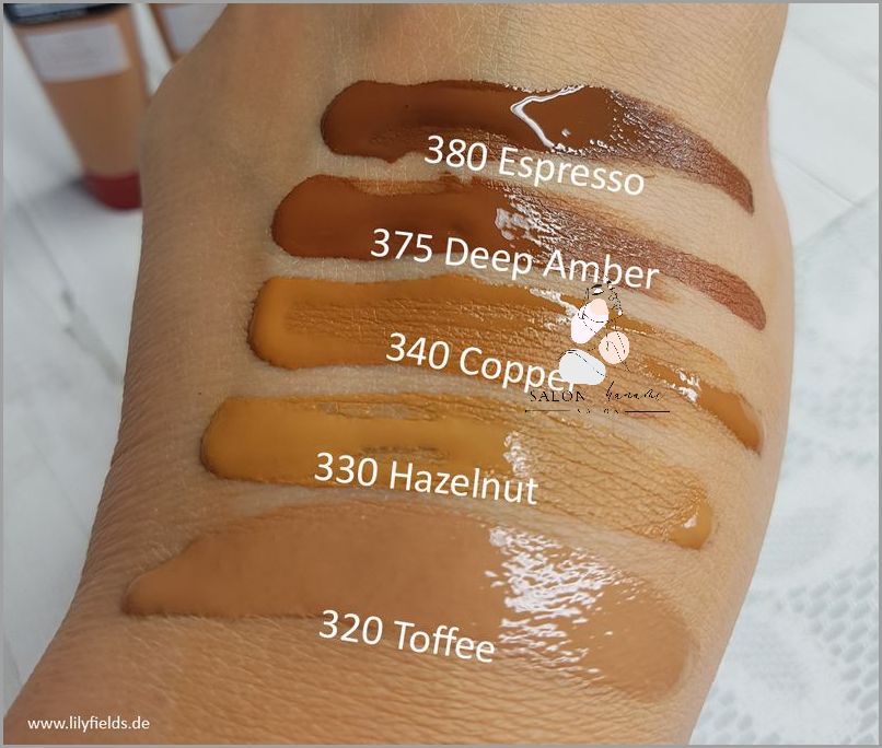 Szokujące kolory L'Oreal Infallible Fresh Wear Swatch!