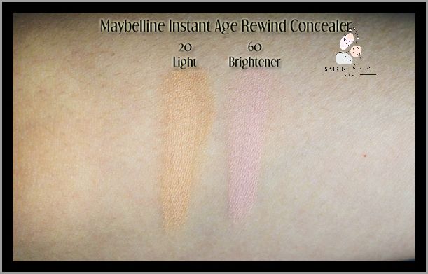 Zobacz Swatche Maybelline Instant Anti Age Eraser!