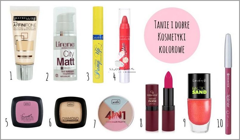 10 Tanich Kosmetyków Do Makijażu!