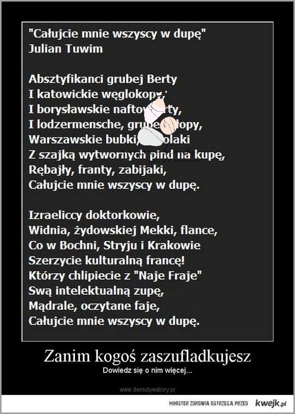 Całujcie Mnie Wszyscy W Dupę - To Nie Żart!