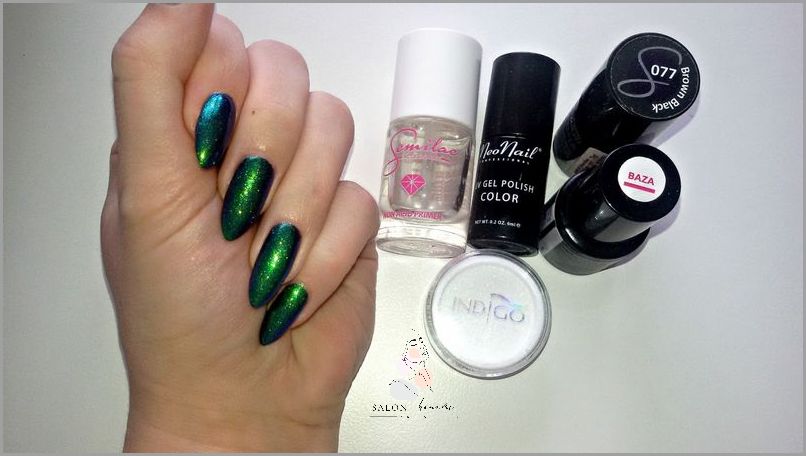 Efektowne Paznokcie Z Brokatowymi Końcówkami!