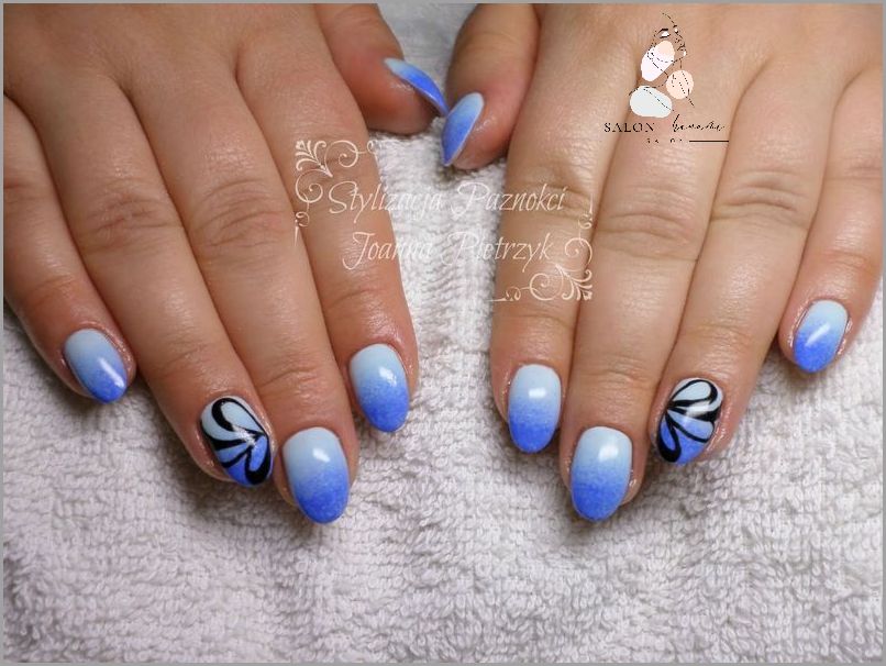 Ekscytujące Ombre Niebieskie Paznokcie! Ekscytujące Ombre Niebieskie Paznokcie!
