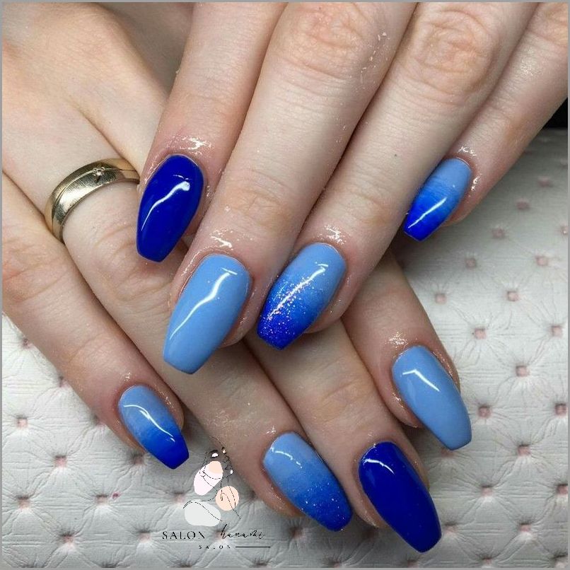 Ekscytujące Ombre Niebieskie Paznokcie! Ekscytujące Ombre Niebieskie Paznokcie!