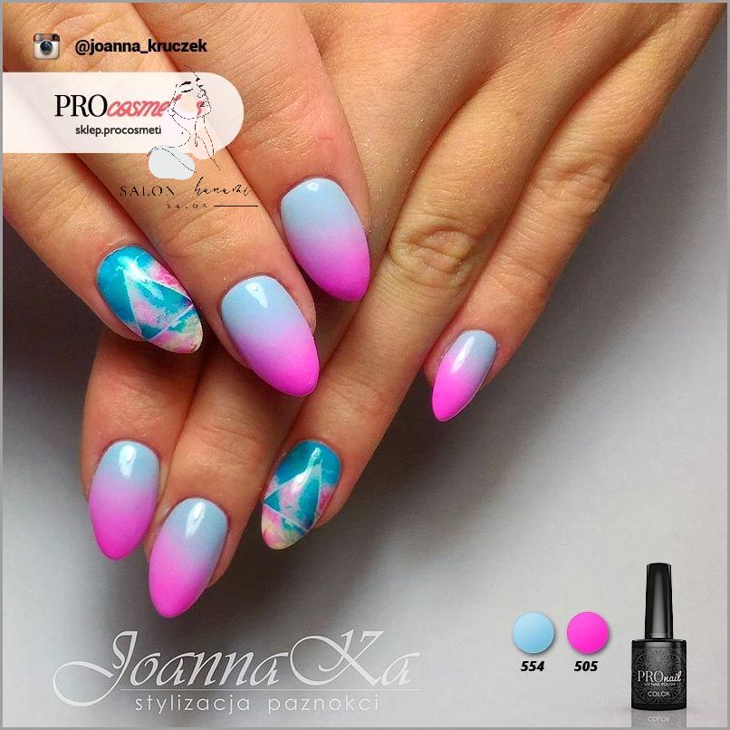 Ekscytujące Ombre Niebieskie Paznokcie! Ekscytujące Ombre Niebieskie Paznokcie!