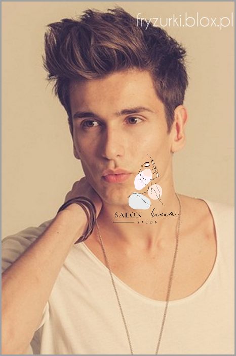 Fryzura Męska Cieniowane Boki