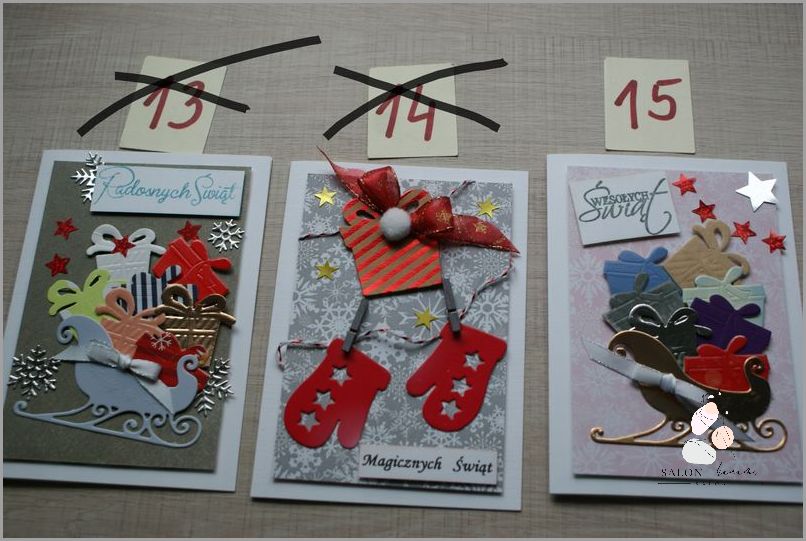 Kartki Świąteczne Boże Narodzenie - Ręcznie Robione!