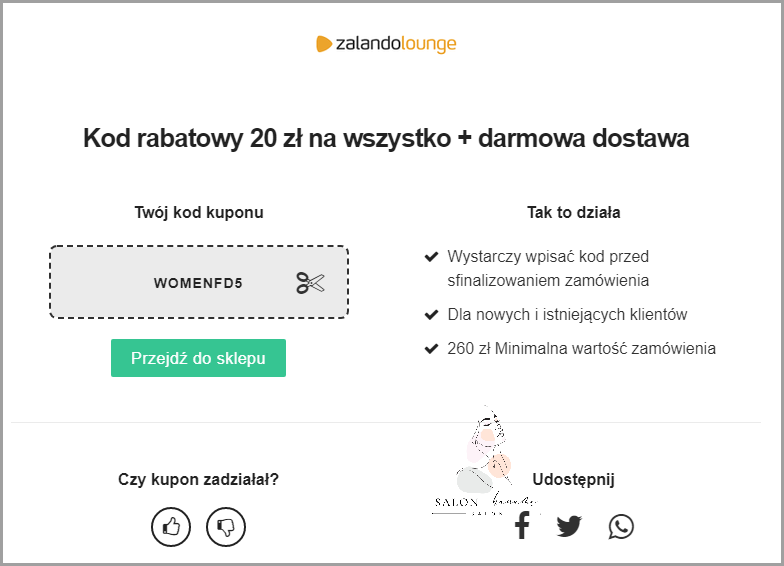 Korzystaj z Kodu Rabatowego na Zalando Lounge!