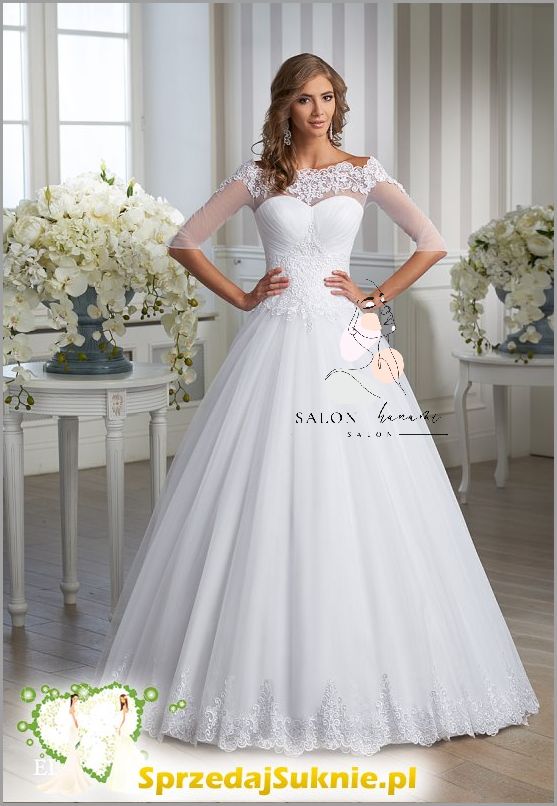 Najpiękniejsza Suknia Ślubna Na Ramiączkach!
