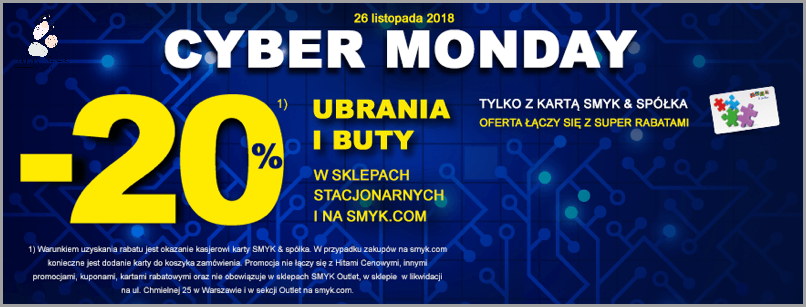 Smyk Obiecuje 20% Rabatu Na Wszystko!