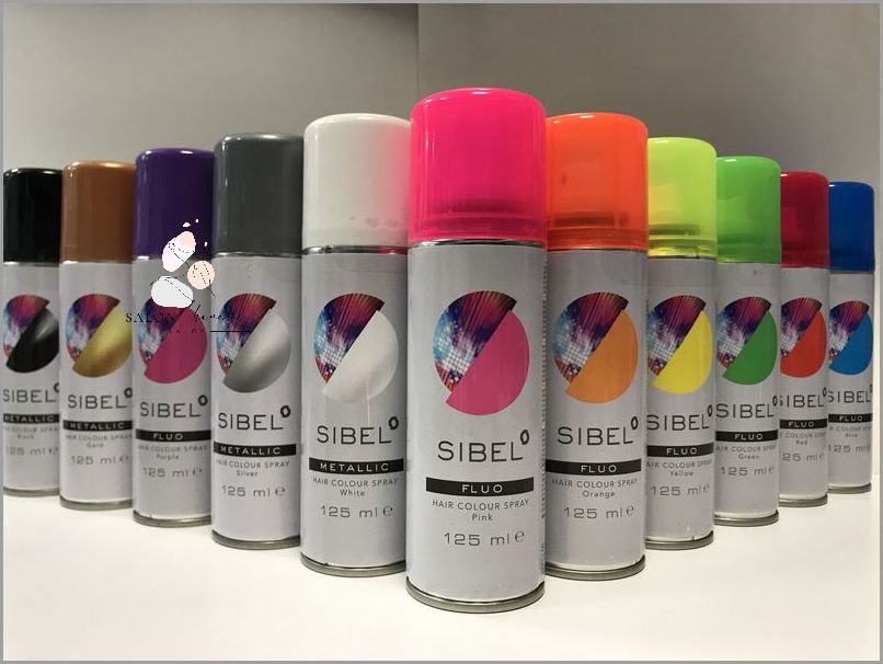 Spray Koloryzujący Do Włosów - Zmień Kolor Natychmiast!