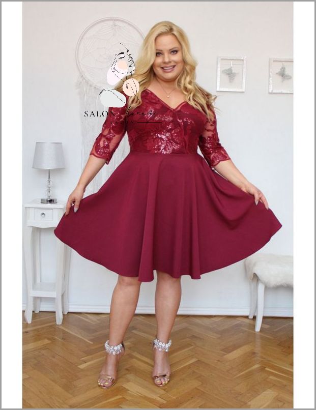 Sukienka Bordowa - Stylizacje Na Wesele!