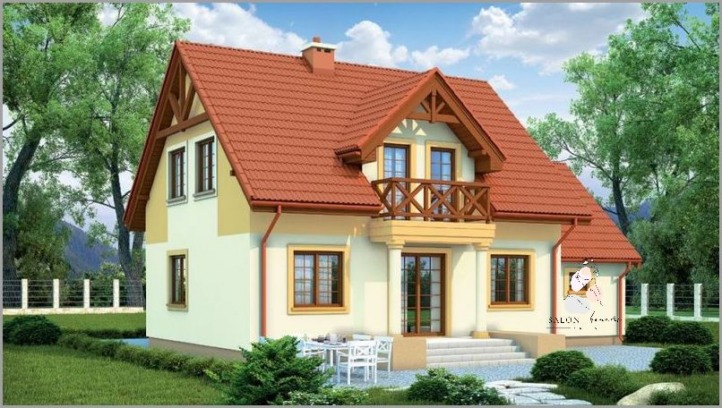 Szczegóły Domu Z Ceglastym Dachem!