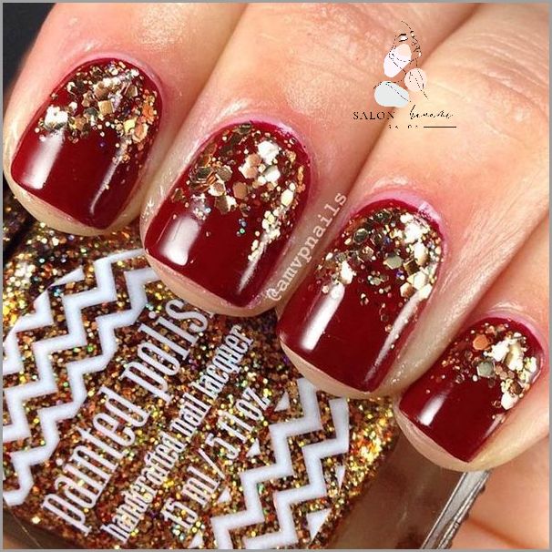 Zobacz jak pięknie wyglądają Paznokcie Braz Ze Zlotem!