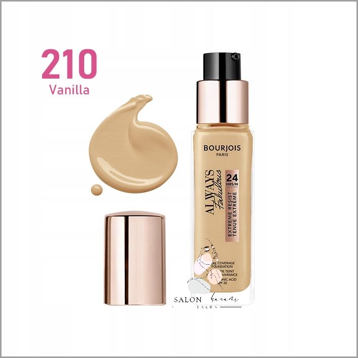 Bourjois Always Fabulous Podkład Kolory - Niezawodny Wybór!
