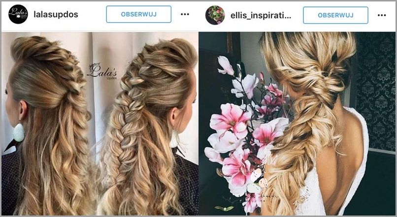 Idealne Fryzury Na Wesele Warkocz!
