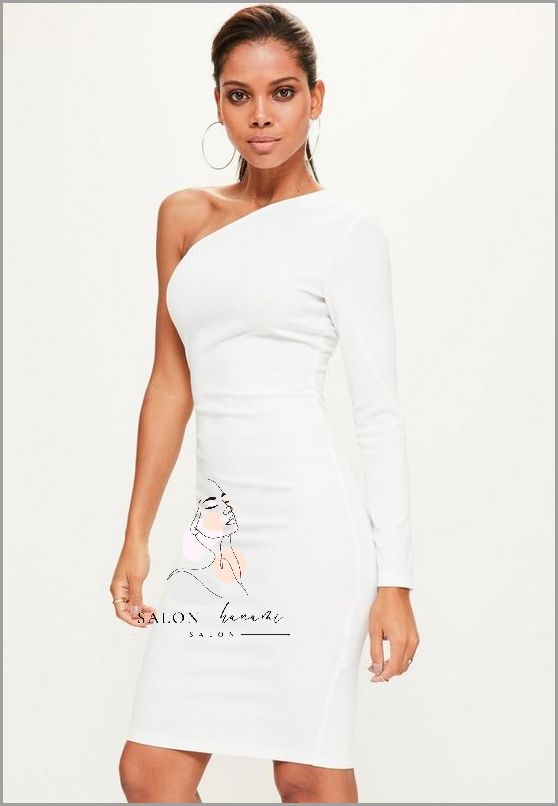 Niesamowita Sukienka Na Jedno Ramię na Wesele!