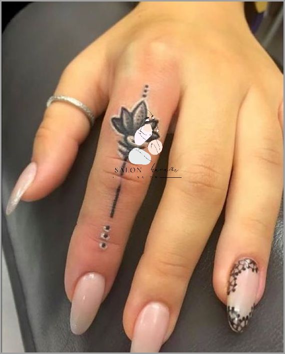 Niesamowity Tatuaz Na Palec Damski! Niesamowity Tatuaz Na Palec Damski!