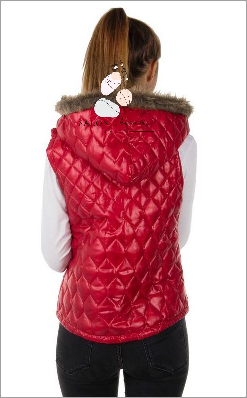 Nowa Moda: Bezrękawnik Damski Długi Z Kapturem!