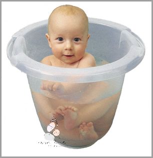 Oto Przepiękne Wiaderko Do Kąpieli Noworodka! Oto Przepiękne Wiaderko Do Kąpieli Noworodka!