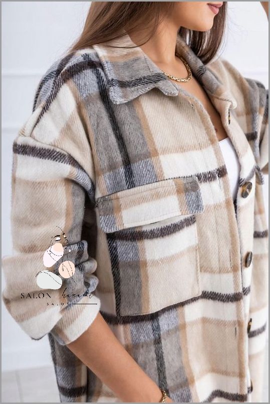 Płaszcz i Koszula w Kratę - Uwaga!