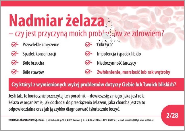Podwyższony Poziom Żelaza We Krwi - Uwaga!