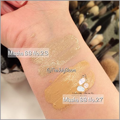 Szokujące swatche Missha Bb Cream!
