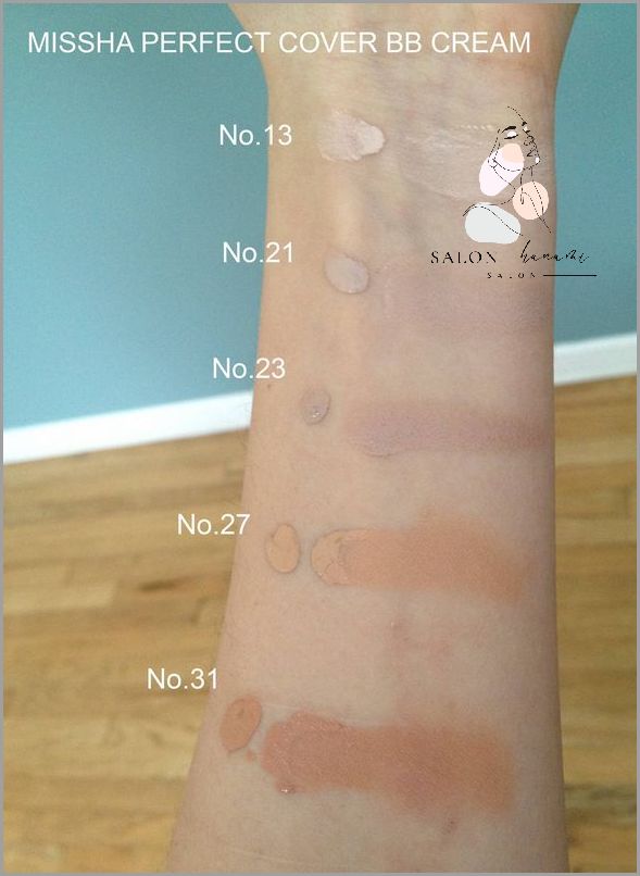 Szokujące swatche Missha Bb Cream!