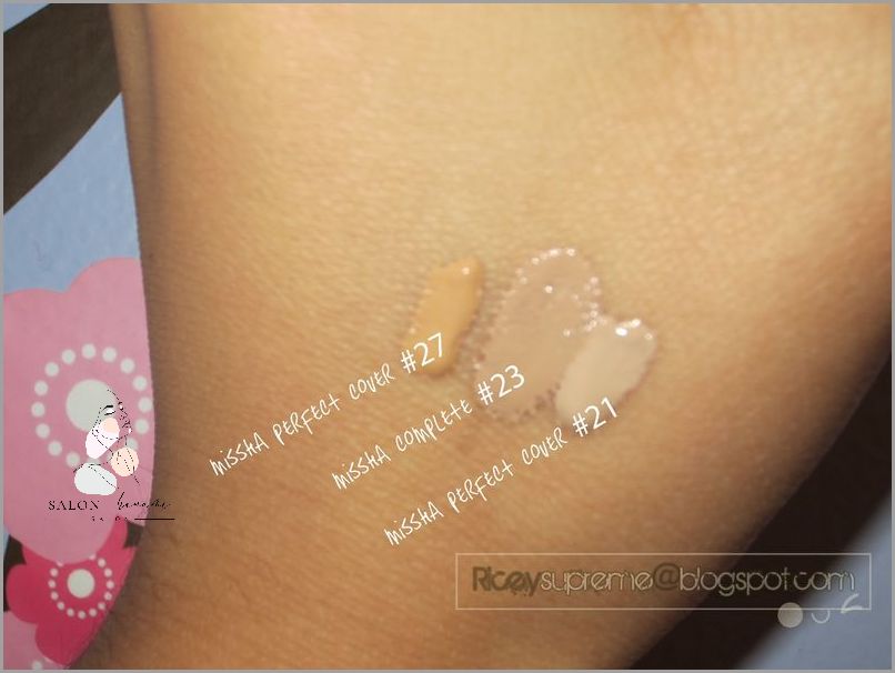 Szokujące swatche Missha Bb Cream!