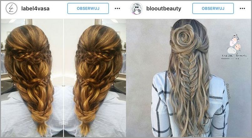 Uwielbiamy: Fryzury Z Warkoczem I Rozpuszczonymi Włosami!