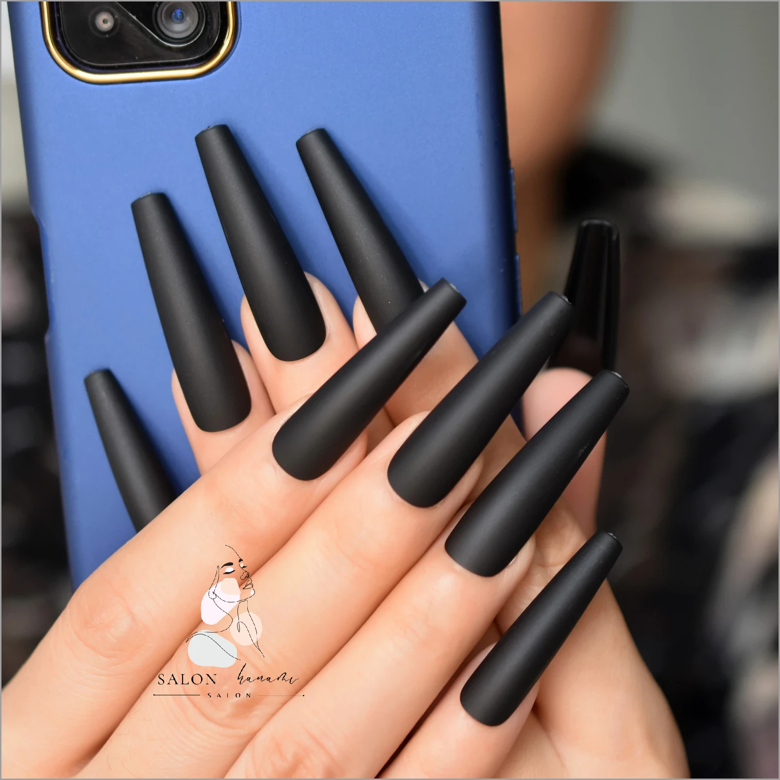 Pure Black Neonail - Przepiękny Manicure! Pure Black Neonail - Przepiękny Manicure!