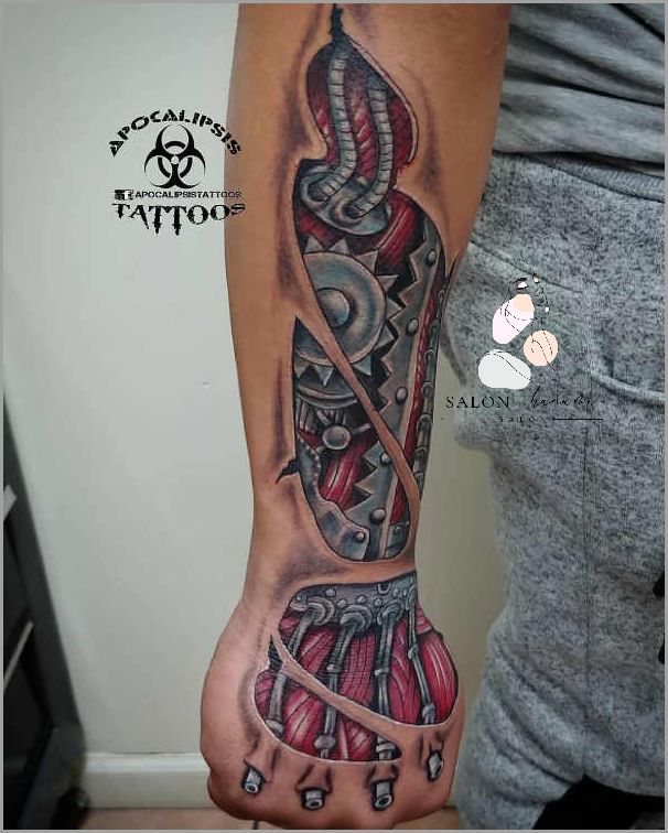 Tatuaże Dla Mężczyzn Biomechanika - Niesamowite Wzory!