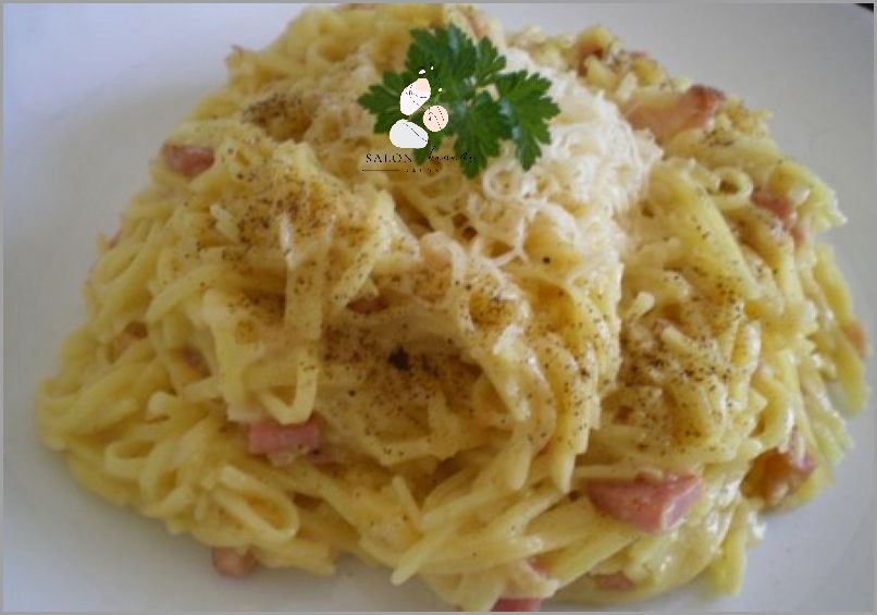 18-letnia Sekretna Spaghetti Carbonara Ze Śmietana!