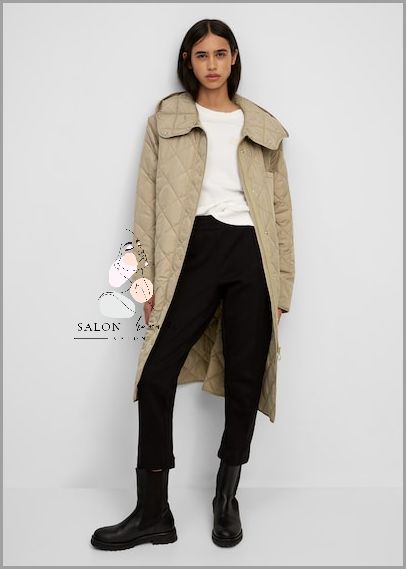 Lekki Pikowany Płaszcz Z Kapturem - Przegap Go! Lekki Pikowany Płaszcz Z Kapturem - Przegap Go!