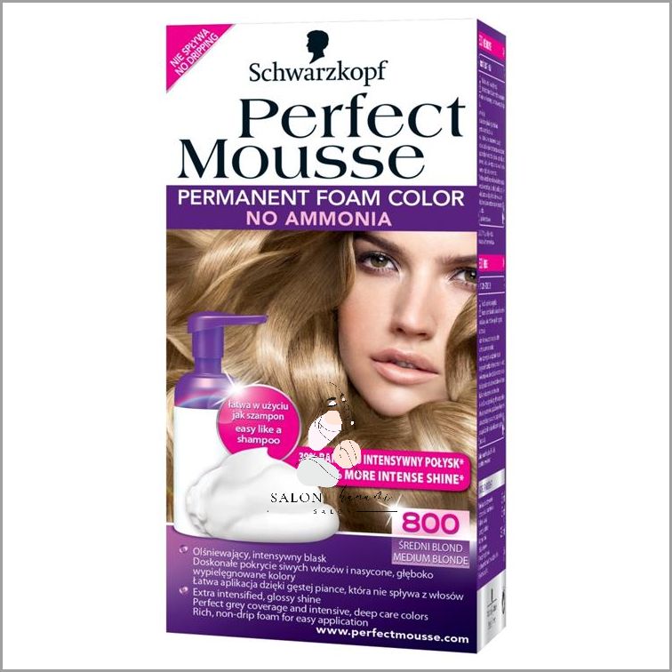 Oszałamiające Efekty Farby Bez Amoniaku Blond!