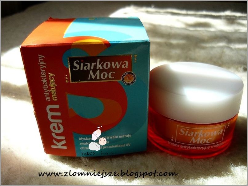 Barwa Siarkowa Krem Matujący - Zaskocz Swoją Cery!