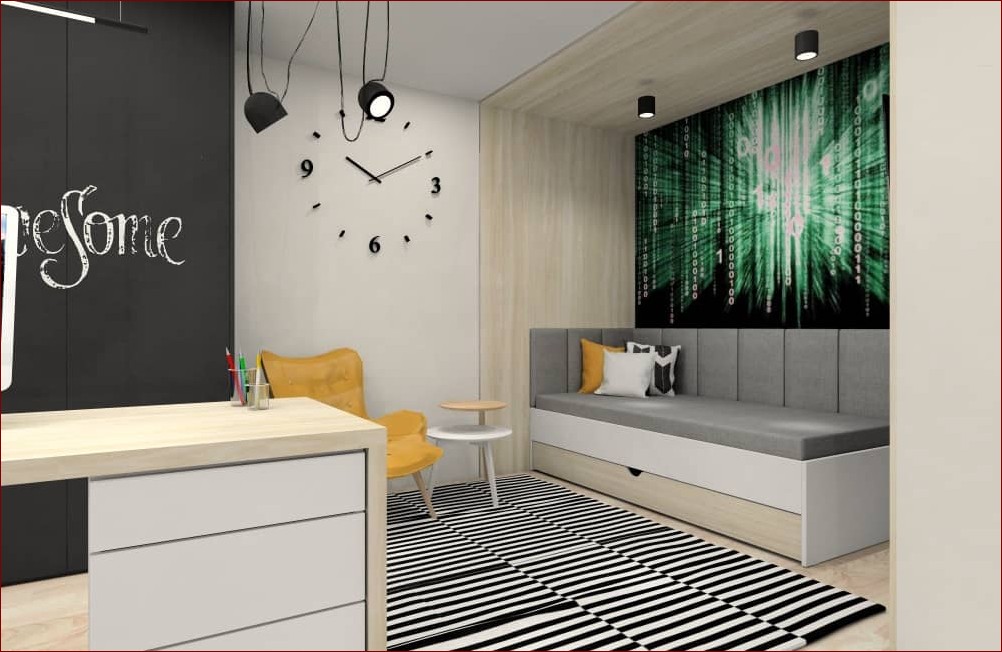 Dodatki do pokoju młodzieżowego dla chłopaka - inspiracje na modny i funkcjonalny wystrój