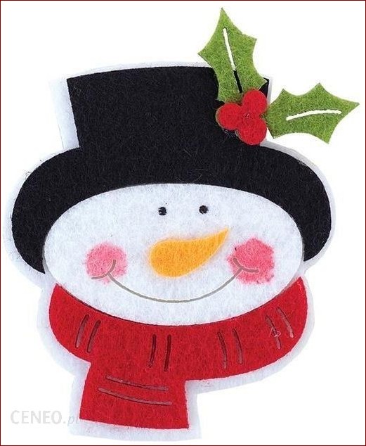 Bałwan z filcu - jak wykonać tę słodką ozdobę świąteczną krok po kroku?