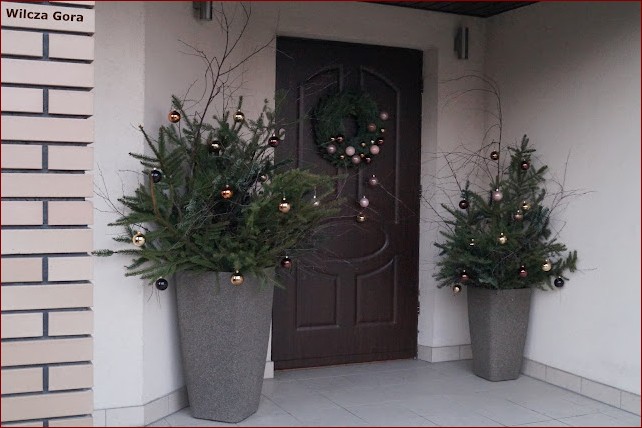 Boże Narodzenie ozdoby przed wejściem do domu: Święta na progu - Dekoracje na wejście