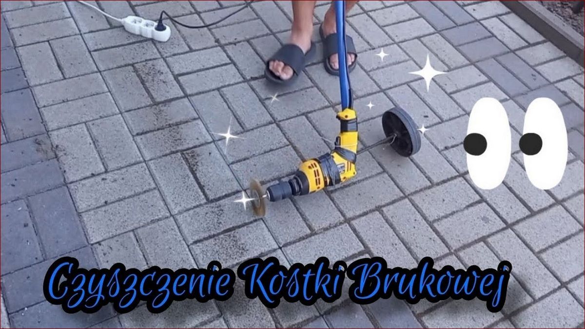 Czym wyczyścić kostkę brukową? 7 trików na lśniący podjazd!